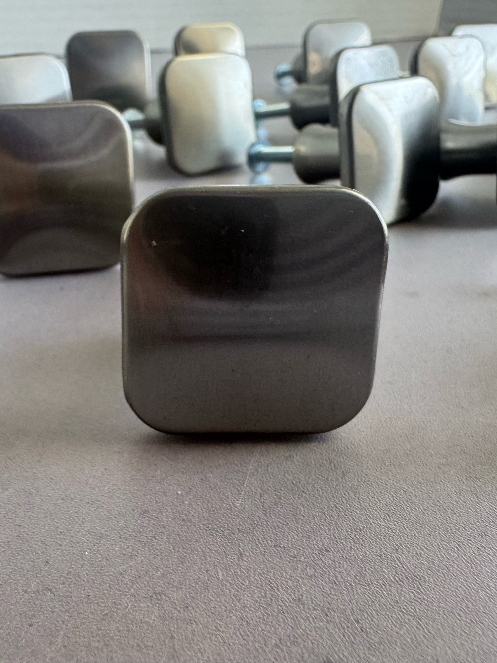 Silver drawer knobs set - Picture 3 of 7